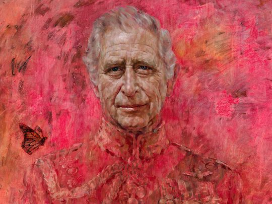 King Charles III unveils first post-coronation portrait
